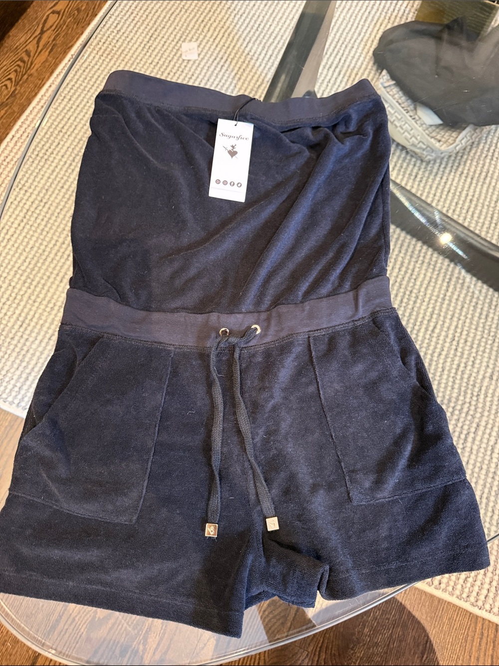 Sugar free black Romper
